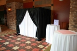 Enclosed Photobooth! - Sizes from 3'x5' up to 7'x7'!<br />All sizes included in packages!<br />up to 25 people can fit in our 7'x7'!<br /><br />Call today! 610.393.3644!