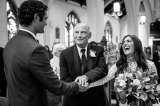 Priceless moment with the father of the bride